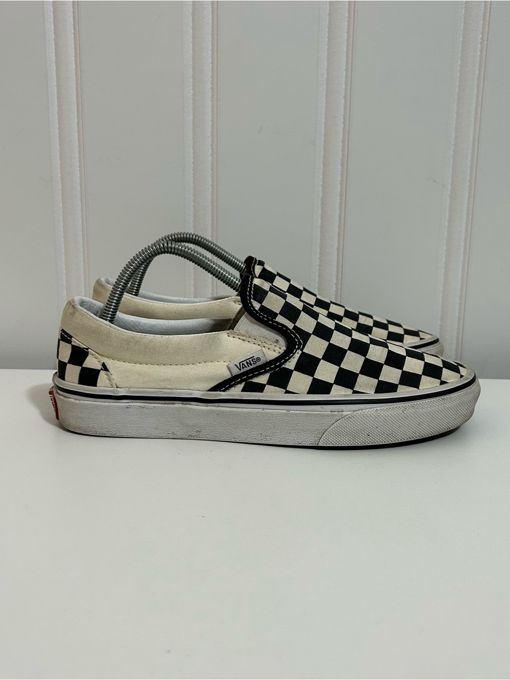 Vans Classic Slip-On Checkerboard - Black & White
